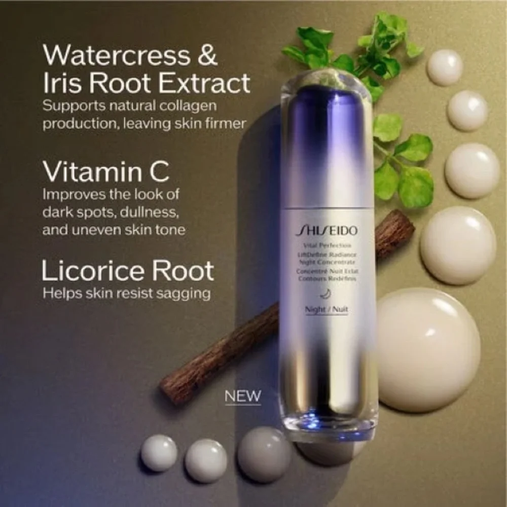 Shiseido Vital Perfection Life Define Radiance Night Concentrate 1.3oz